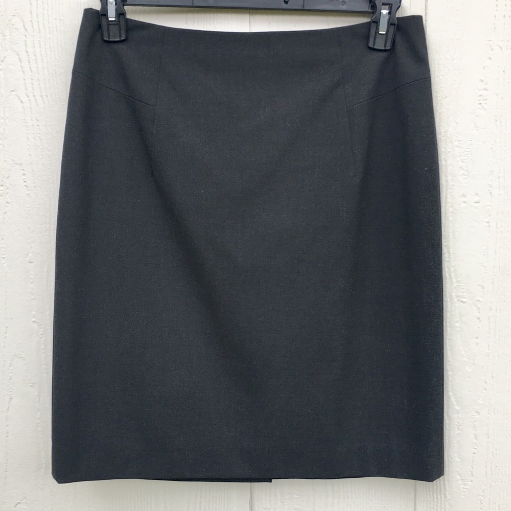 Gray Halogen Pencil Skirt